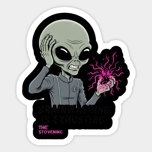 Brainwashed Sticker by Randy 's Store